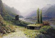 unknow artist Kavkaz Landscape painting